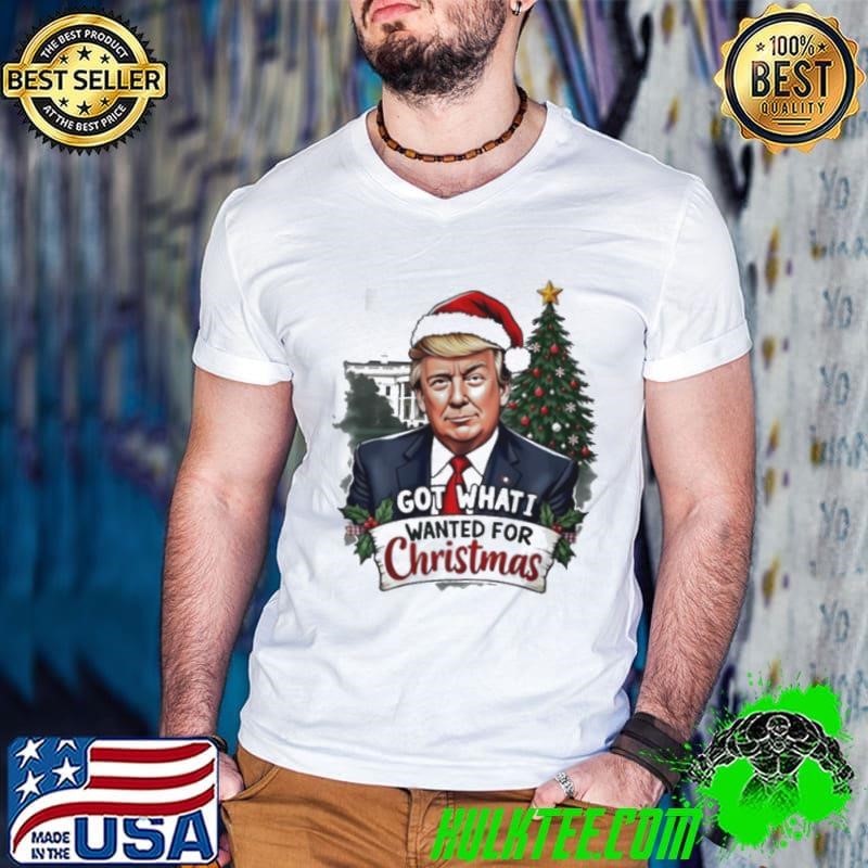 Got what I wanted for Christmas Trump Santa shirt