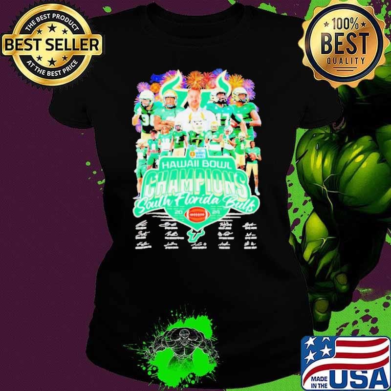 Hawaii Bowl Champions South Florida Bulls 2024 signature shirt