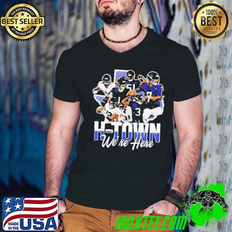 Houston Texans we’re here graphic shirt