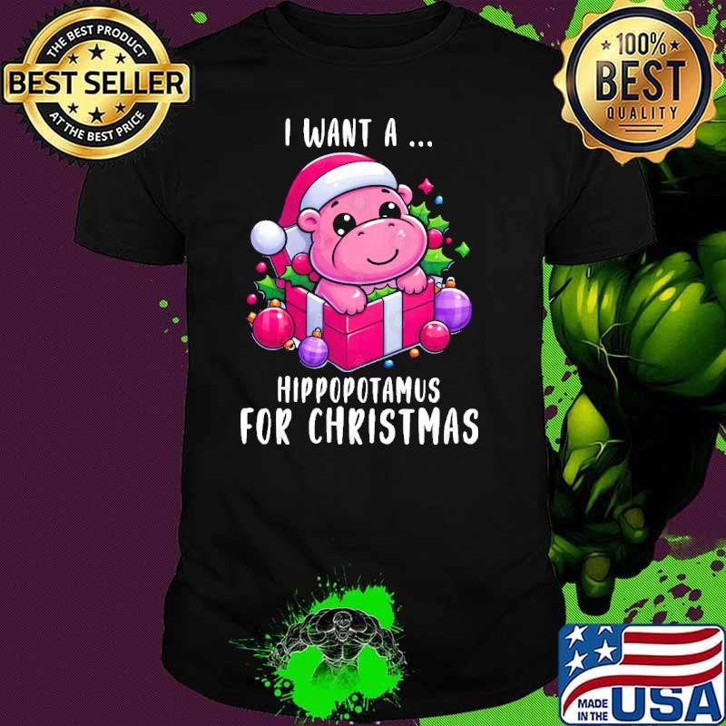 I Want A Hippopotamus For Christmas T-Shirt