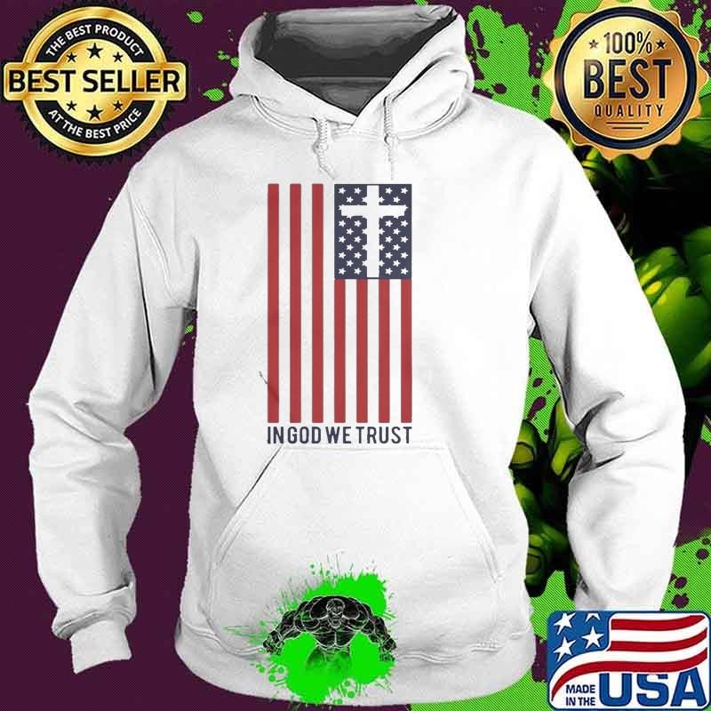 In God We Trust American Flag Hoodie