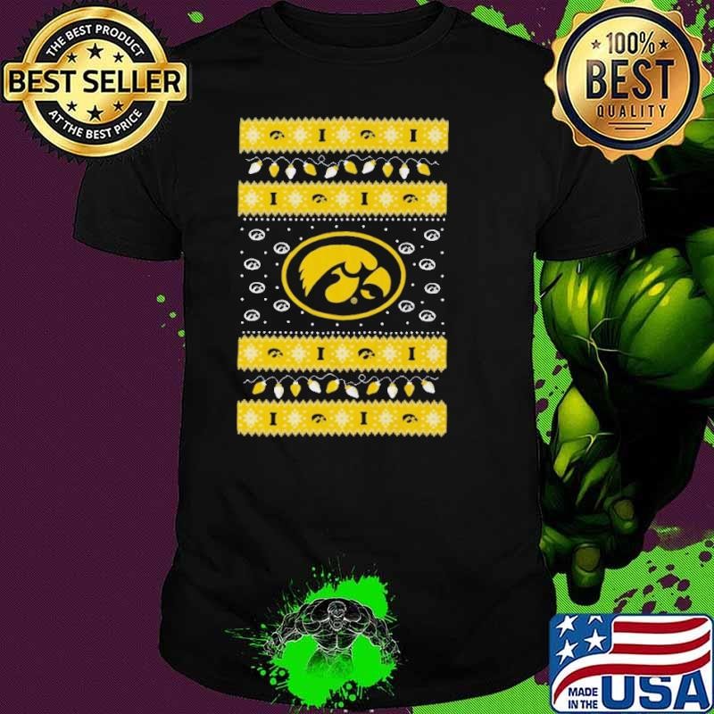 Iowa Hawkeyes Holiday Lights Shirt