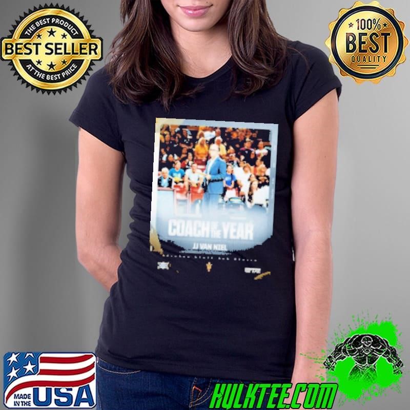 JJ Van Niel Arizona State Sun Devils 2024 Big 12 Volleyball Coach of the Year Shirt