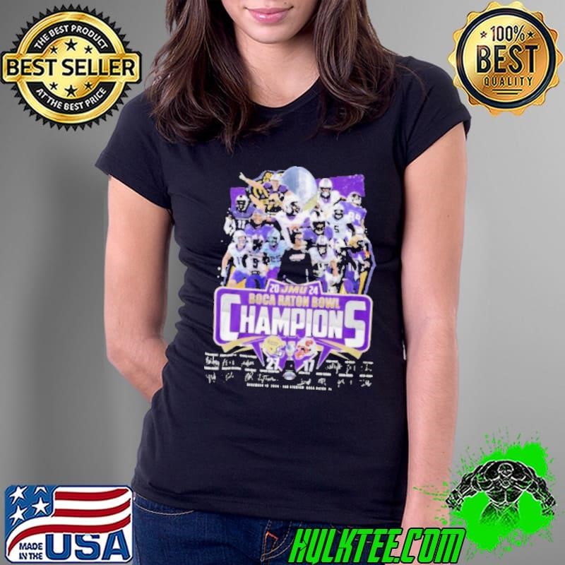 JMU 2024 Boca Raton Bowl Champions Ladies Tee