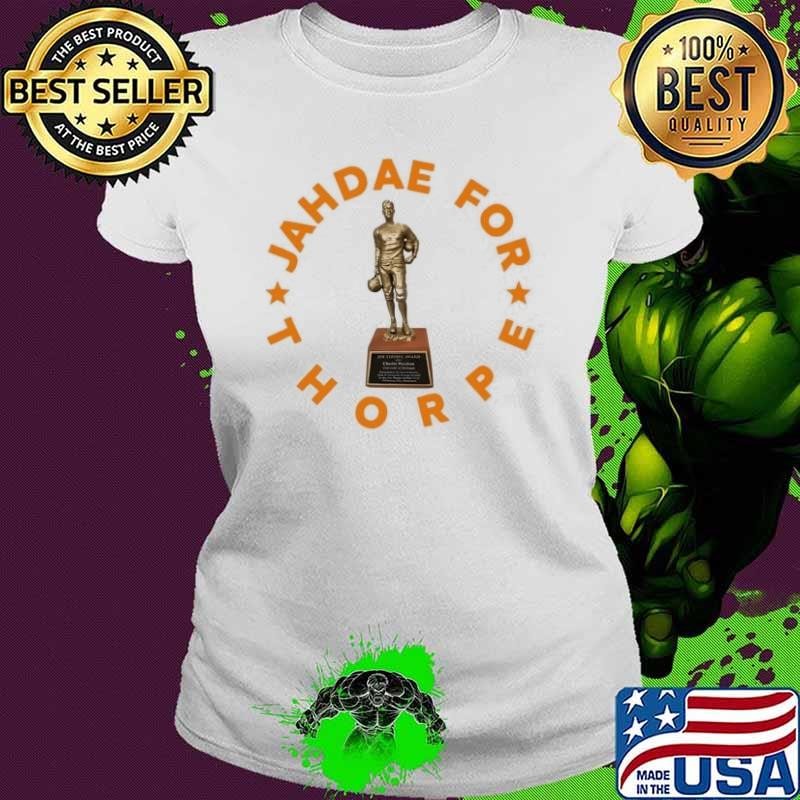 Jahdae For Thorpe Texas Longhorns Ladies tee