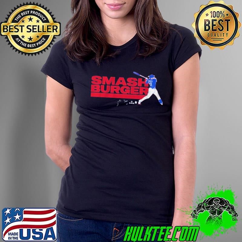 Jake Burger Texas Rangers Smash Burger MLB Signature shirt