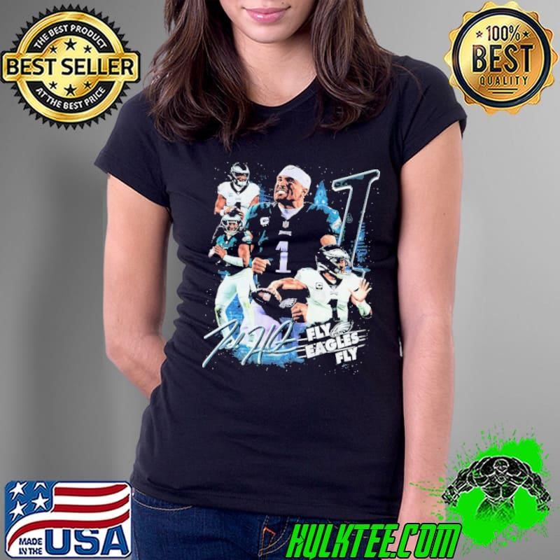 Jalen Hurts American professional football quarterback Philadelphia Retro Bootleg Ladies Tee