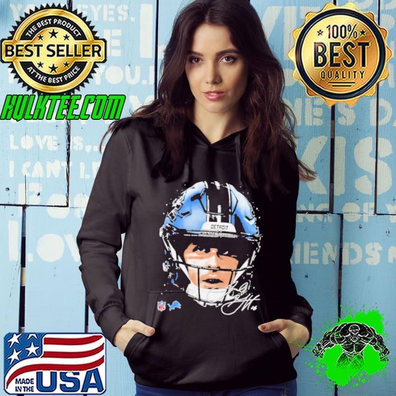 Jared Goff Detroit Lions NFL football big face signature graphic shirt