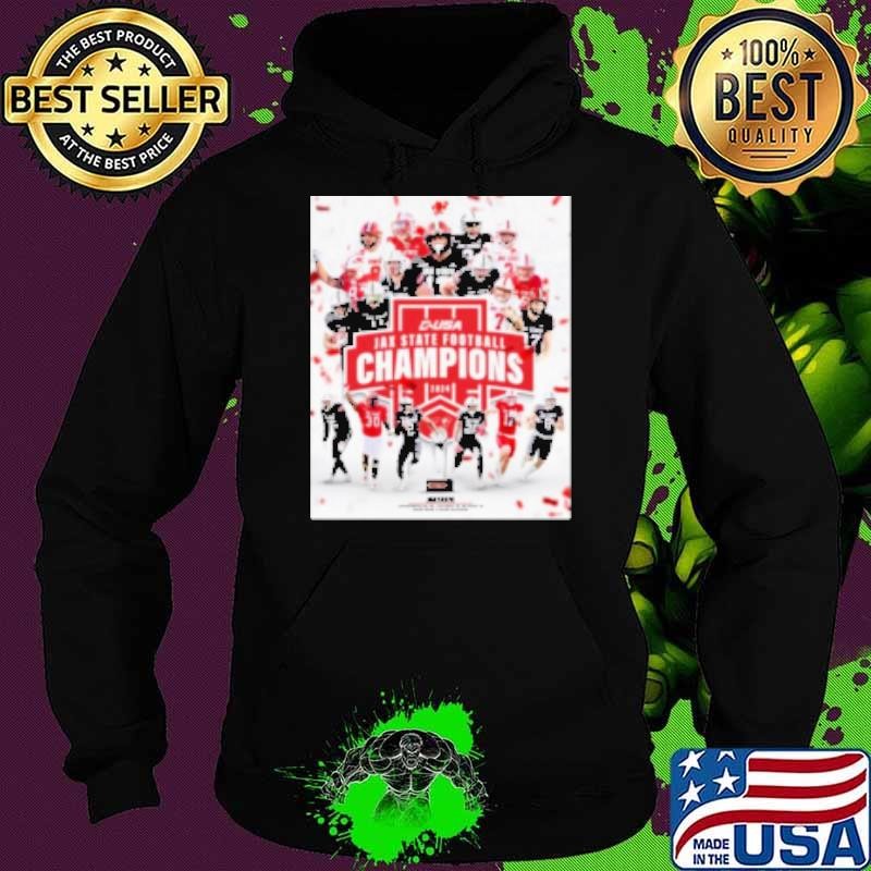 Jax State Football 2024 Conference USA Champions Poster Hoodie