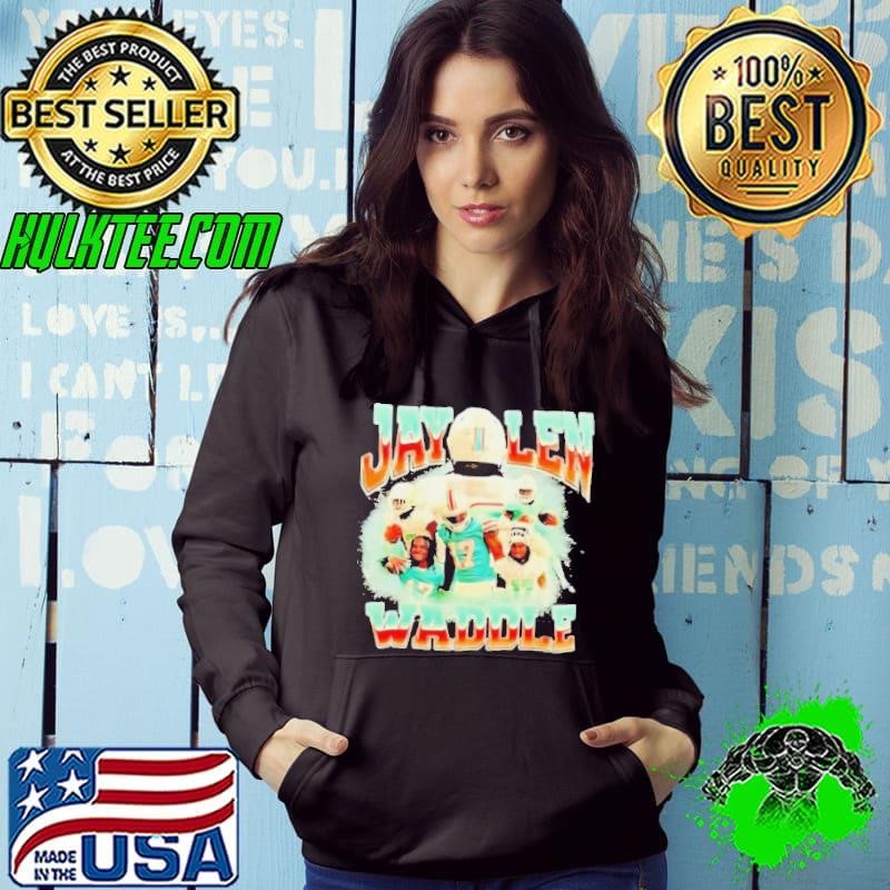 Jaylen Waddle Miami Dolphins football vintage Hoodie