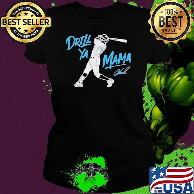 Jazz Chisholm Jr Drill Ya Mama Miami Marlins signature vintage shirt