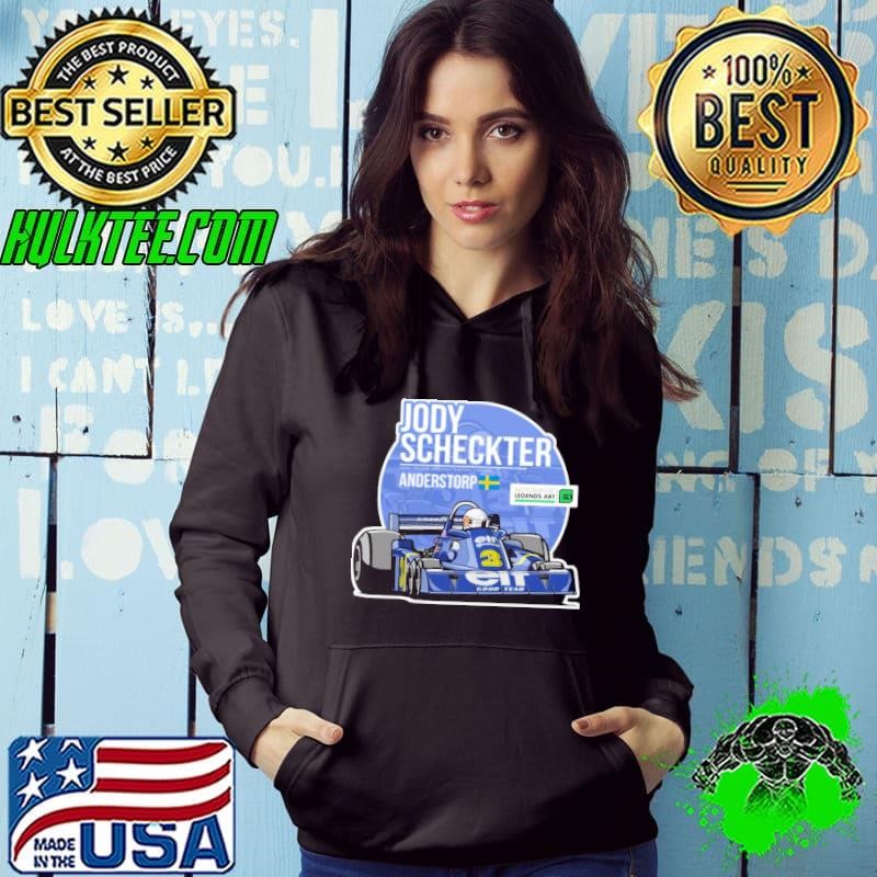 Jody Scheckter 1976 Anderstorp South African former racing driver businessman T-Shirt