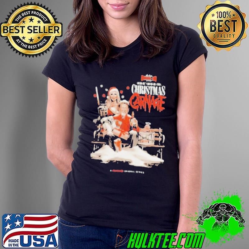 Joe Bob Briggs Christmas Carnage Ladies Tee