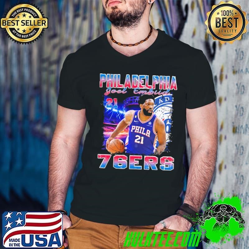 Joel Embiid Cameroonian-American professional basketball for Philadelphia 76ers T-Shirt