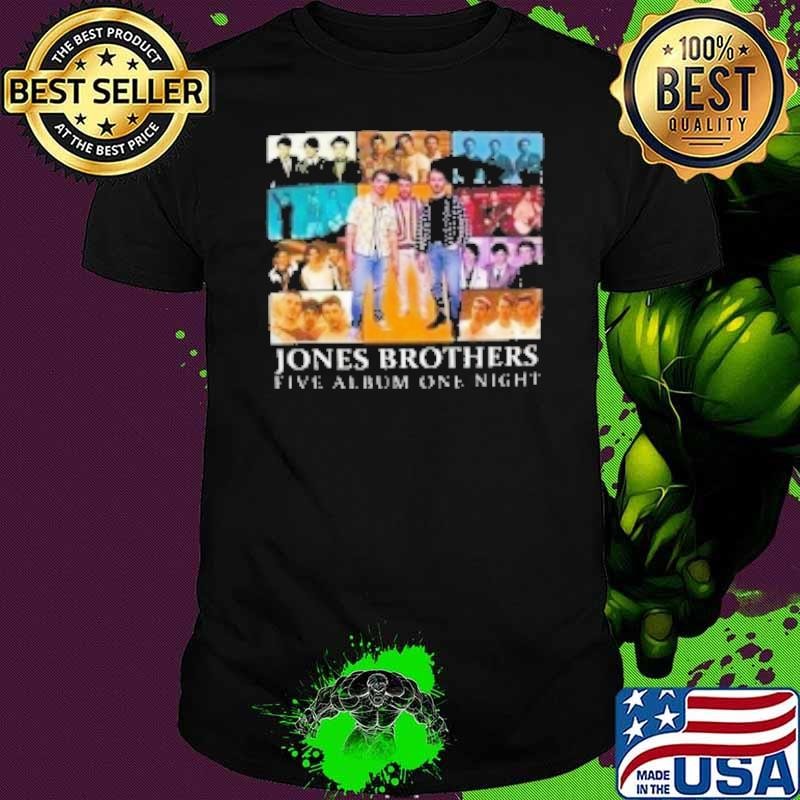 Jonas Brothers Graphic Shirt Tour Five Album One Night Concert 2024 Unisex