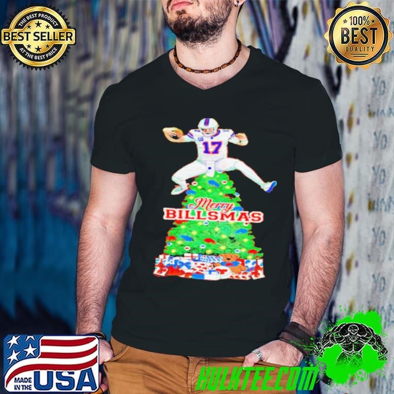 Josh Allen Jump Man Merry Billsmas Buffalo Football Christmas shirt