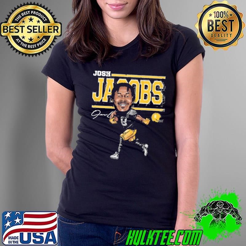 Josh Jacobs American professional football running back Green Bay Cartoon Ladies Tee