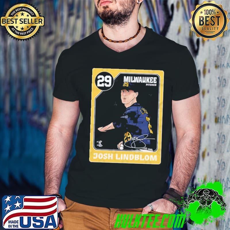 Josh lindblom card American former professional baseball pitcher T-Shirt