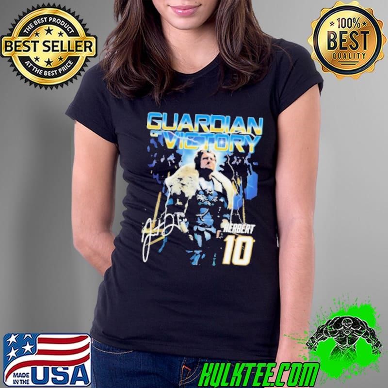Justin Herbert 10 Guardian of Victory Chargers Ladies Tee