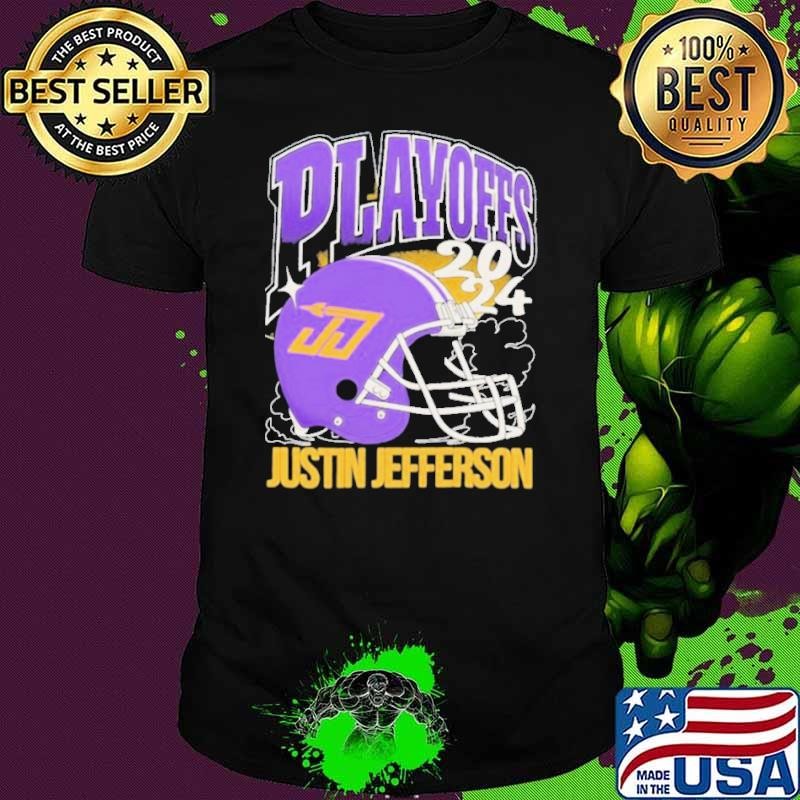 Justin Jefferson Minnesota Vikings Playoffs 2024 shirt