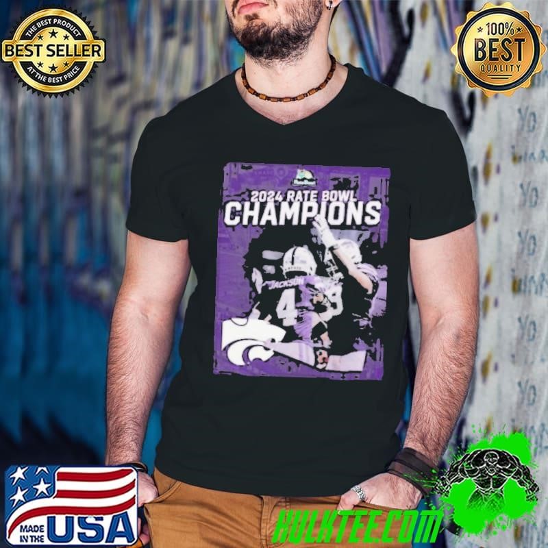 K State Wildcats 2024 Rate Bowl Champions Poster Shirt