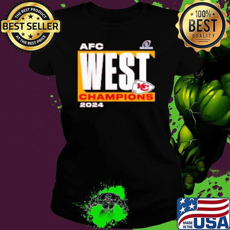 Kansas City Chiefs 2024 AFC West Division Champions Conquer Ladies tee