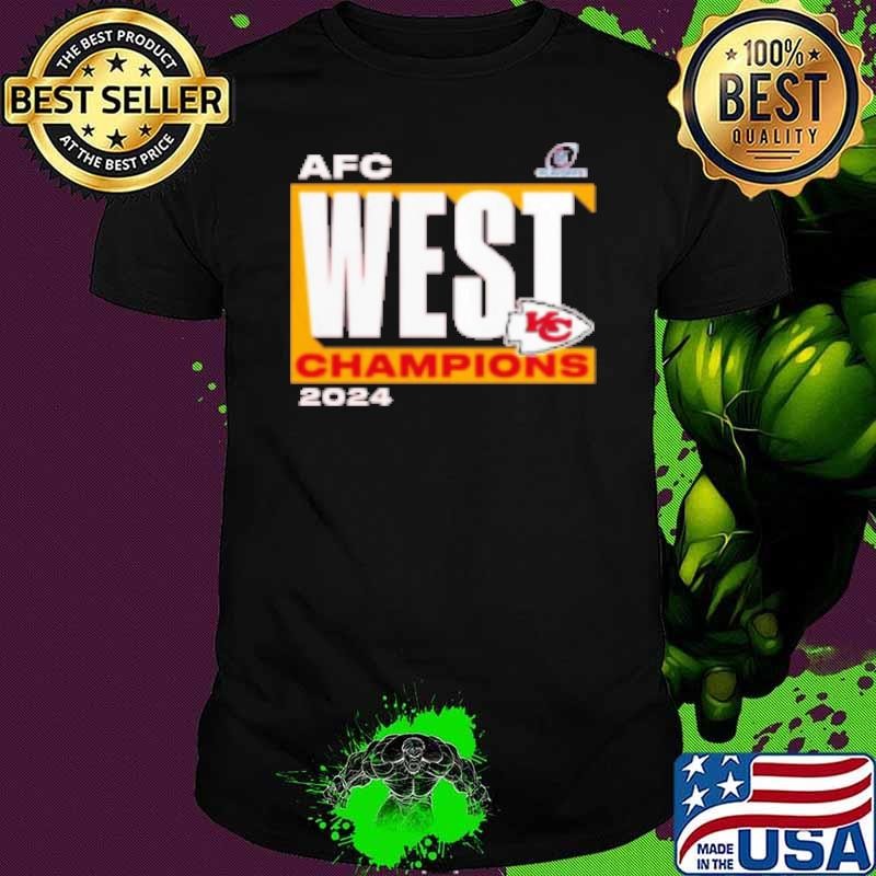Kansas City Chiefs 2024 AFC West Division Champions Conquer Shirt