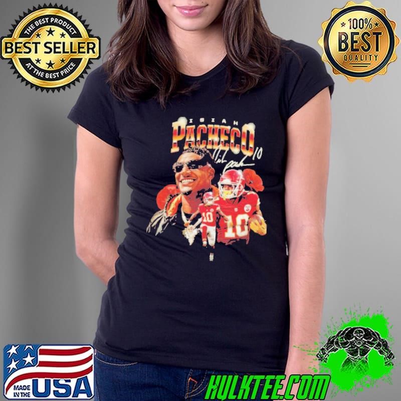 Kansas City Chiefs Isiah Pacheco Signature Graphic NFL Ladies Tee