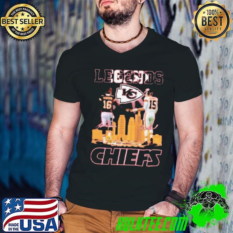 Kansas City Chiefs Legends Dawson And Mahomes T Shirt