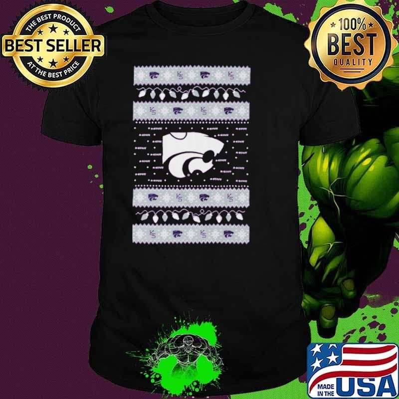 Kansas State Wildcats Holiday Lights Shirt