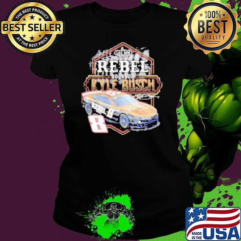 Kyle Busch 8 Rebel Bourbon pit stop signature vintage Shirt