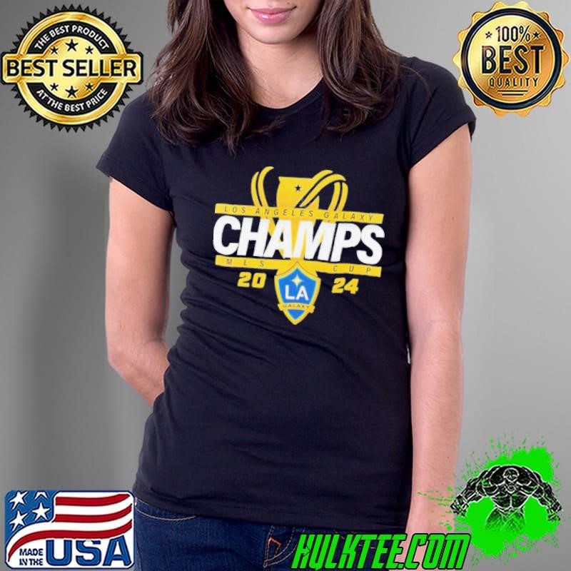 LA Galaxy 2024 MLS Cup Champions trophy shirt