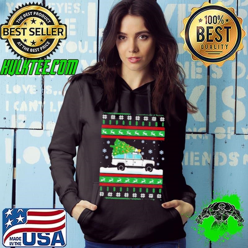 Land Rover Defender 90 Ugly Christmas Hoodie