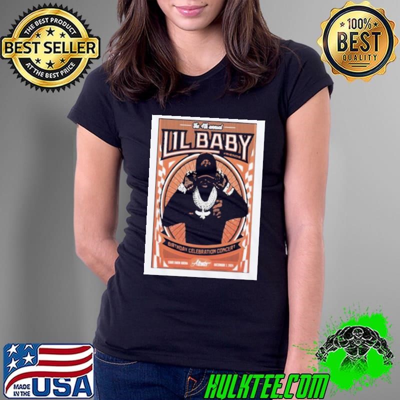 Lil Baby December 7 2024 State Farm Arena Atlanta GA Poster Shirt