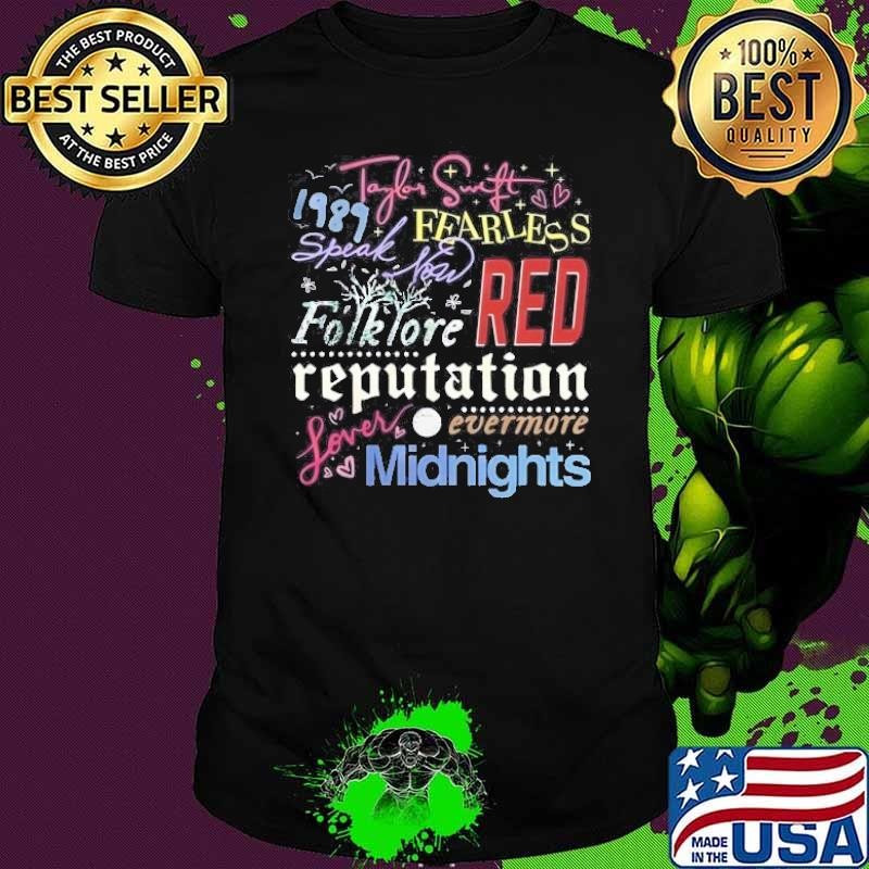 Little Swiftie Taylor Swift Albums Shirt