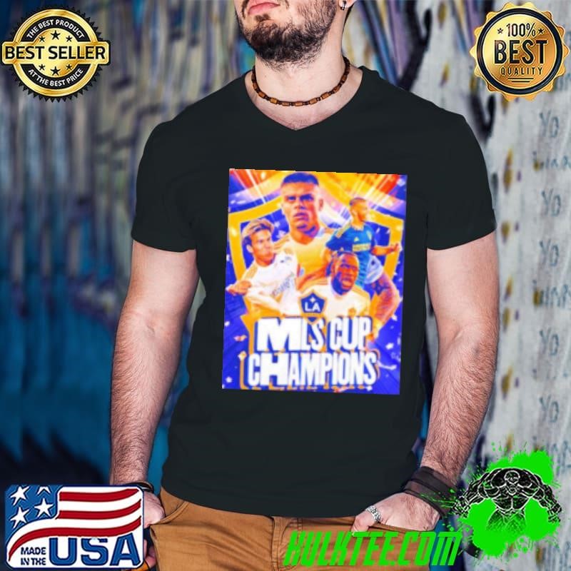 Los Angeles Galaxy 2024 MLS Cup Champions graphic Guys V Neck