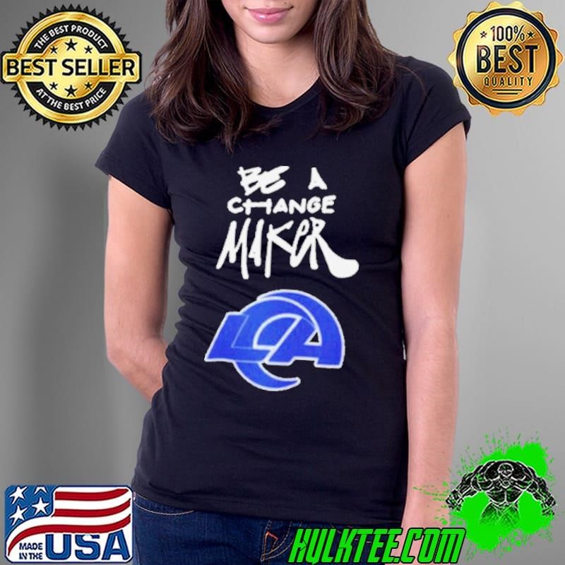 Los Angeles Rams x D’Marco Farr 2024 Be A Change Maker Ladies Tee