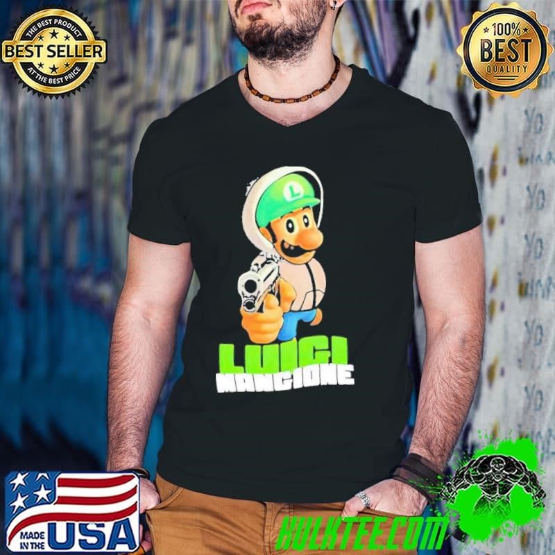 Luigi Mangione Gun Free Mario Guys V Neck