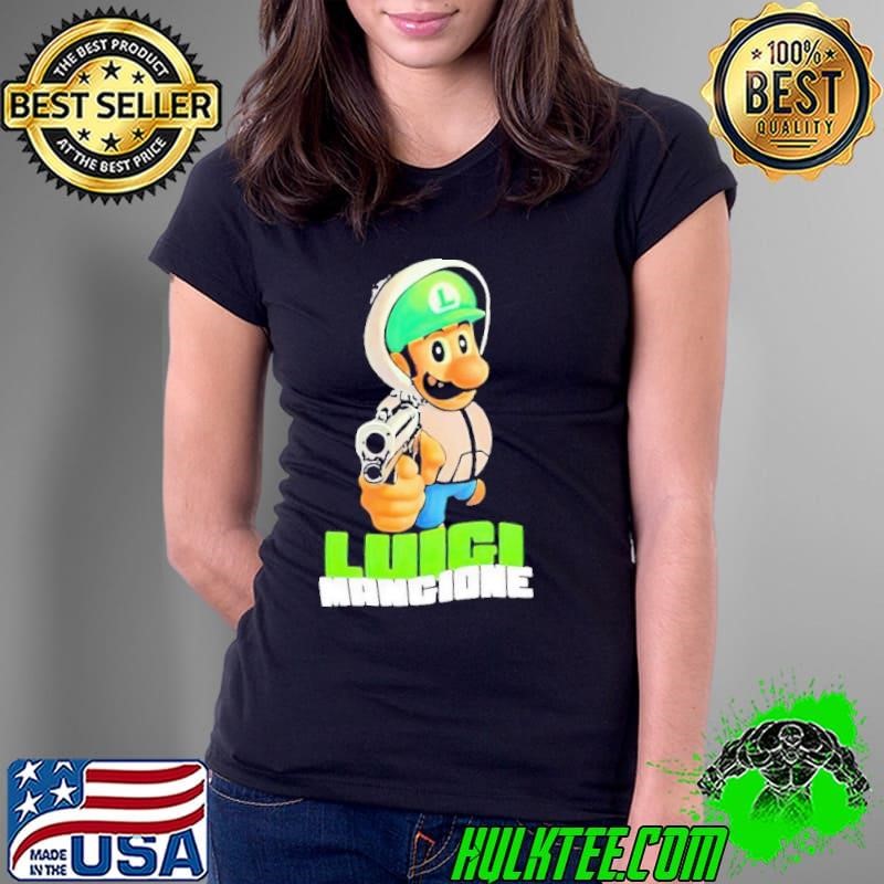 Luigi Mangione Gun Free Mario Ladies Tee