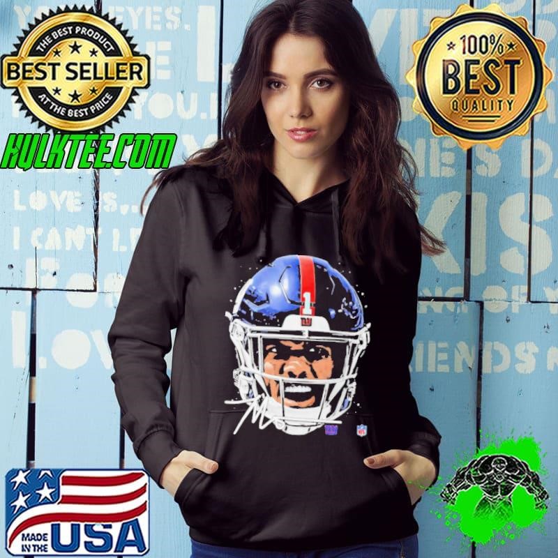 Malik Nabers New York Giants NFL football big face signature graphic shirt