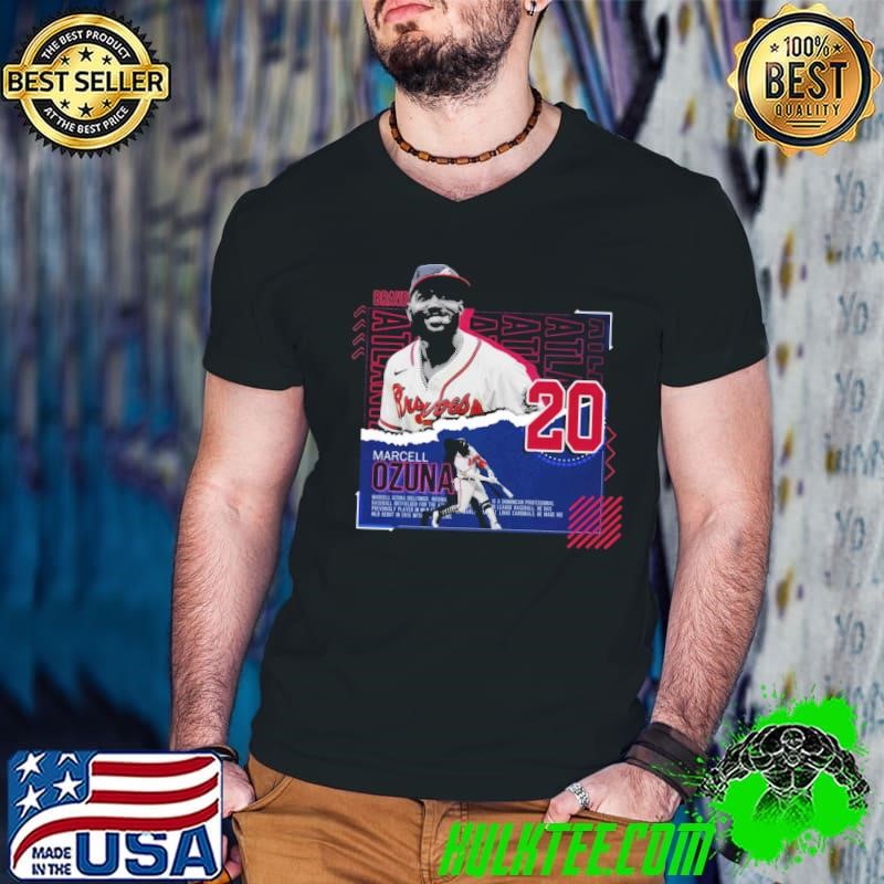 Marcell ozuna Dominican professional baseball designated hitter Guys V Neck