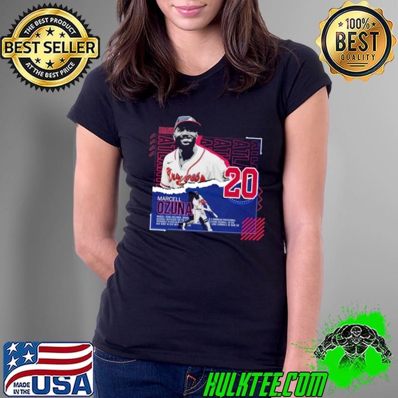 Marcell ozuna Dominican professional baseball designated hitter Ladies Tee