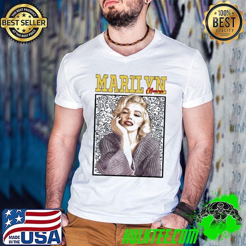 Marilyn monroe American actress and model Guys V Neck