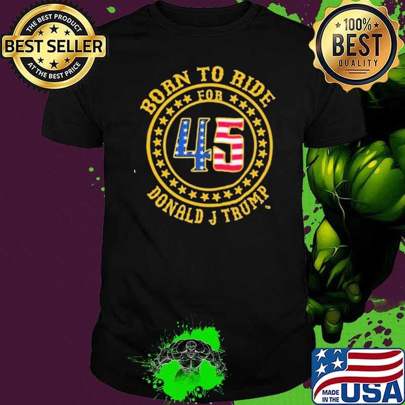 Mark Robinson Wearing Born To Ride For 45 Donald J Trump Usa Flag shirt