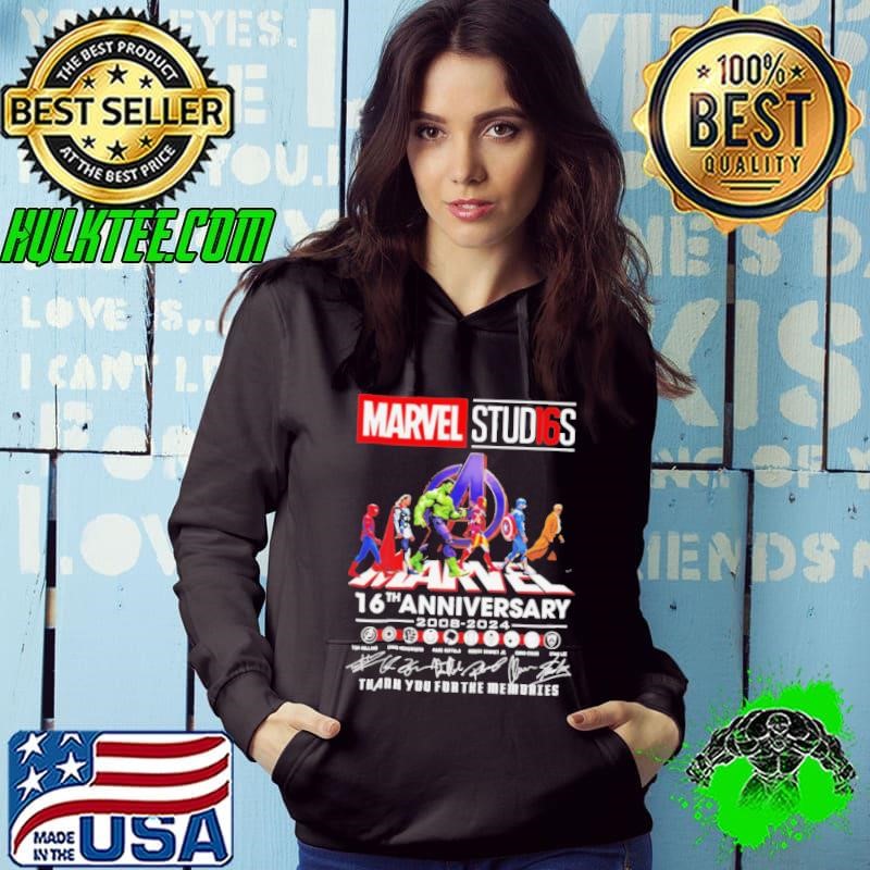 Marvel Studios 16th Anniversary 2008 2024 thank you for the memories Hoodie