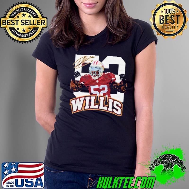 Matt Willis San Francisco Player Tribute former American football wide receiver Ladies Tee