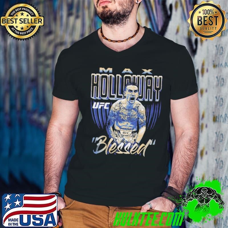 Max Holloway Bitmap Blessed American professional mixed martial artist T-Shirt