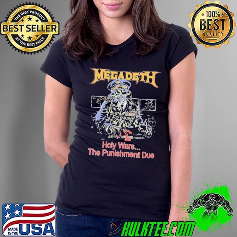 Megadeth Holy Wars The Punishment Due Ladies Tee
