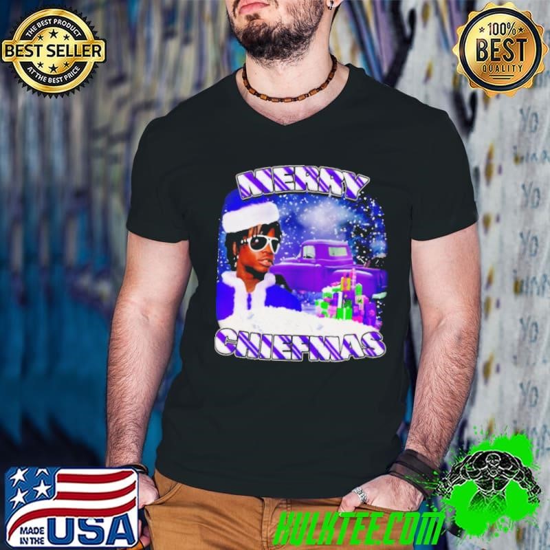 Merry Chiefmas purple tractor shirt