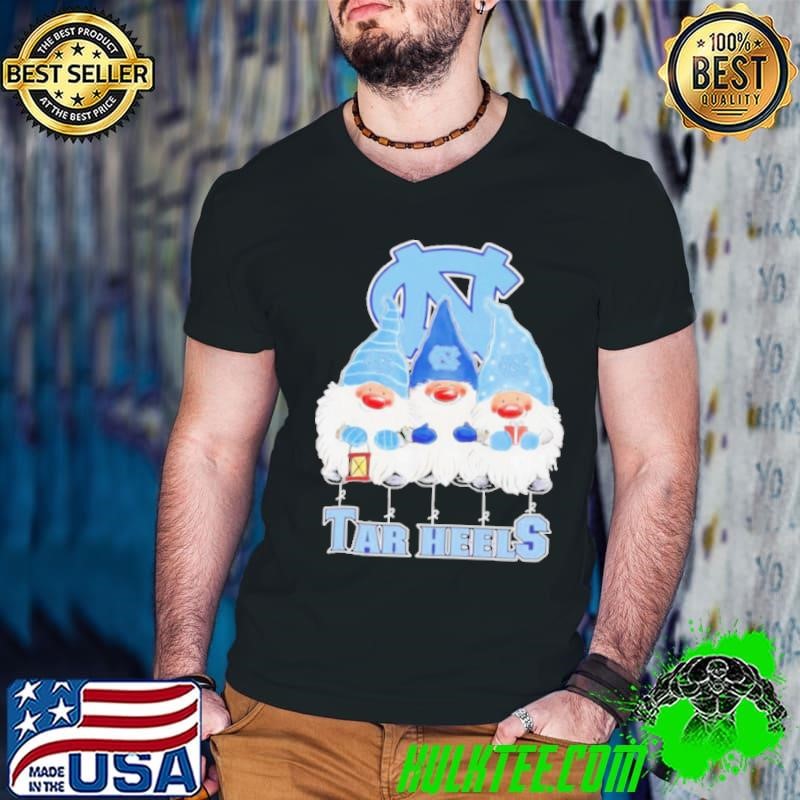 Merry Christmas Gnomies fans of North Carolina Tar Heels shirt